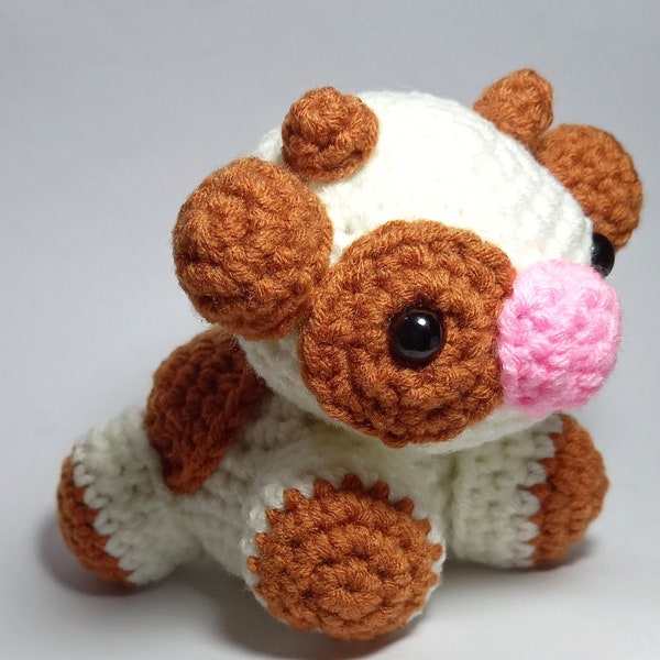Adorable Baby Cow Crochet Pattern - PDF Download- Easy-to-Follow Amigurumi Calf Design for DIY Crafters - Farm Animal Crochet Project