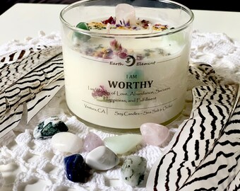 I am Worthy Affirmation Candle