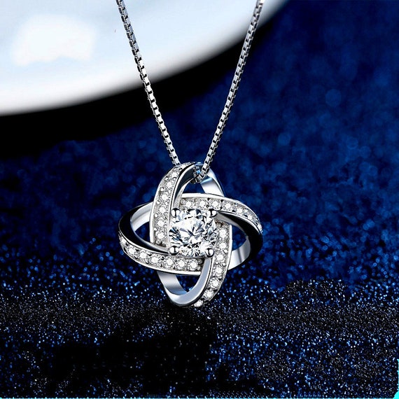Sterling Silver Infinity Knot Necklace, Silver Pendant Necklace, Anniversary Necklace, Wedding Day Gift, Christmas Gift, Necklace Gift Box - Etsy UK Sterling Silver Infinity Knot Necklace, Silver Pendant Necklace, Anniversary Necklace, Wedding Day Gift, Christmas Gift, Necklace Gift Box - Etsy UK