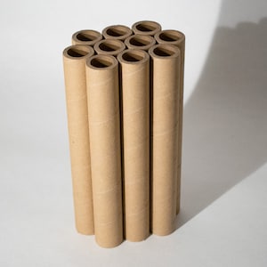 33mm Heavy Duty Cardboard Cylinder Tube in lengths of 150mm and 250mm, Heavy Duty Tunnel