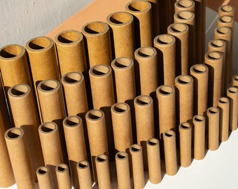 Cardboard Tube Heavy Duty, set (Thick & High-Quality)
