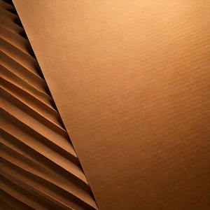 Feuilles de carton ondulé 10x210mm