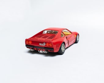 Vintage Ferrari in RED, GTO 1984 by Bburago scale 1/24, toy collectibles