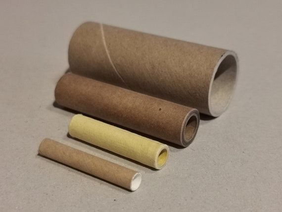 Brown Cardboard Tubes for Crafts, DIY Craft Paper Roll (3 Sizes