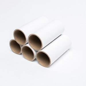 White Cardboard Tubes Heavy Duty OD: 45mm x 100mm