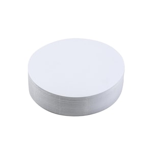 20x Círculo de cartón blanco, cartón redondo, diámetro personalizado