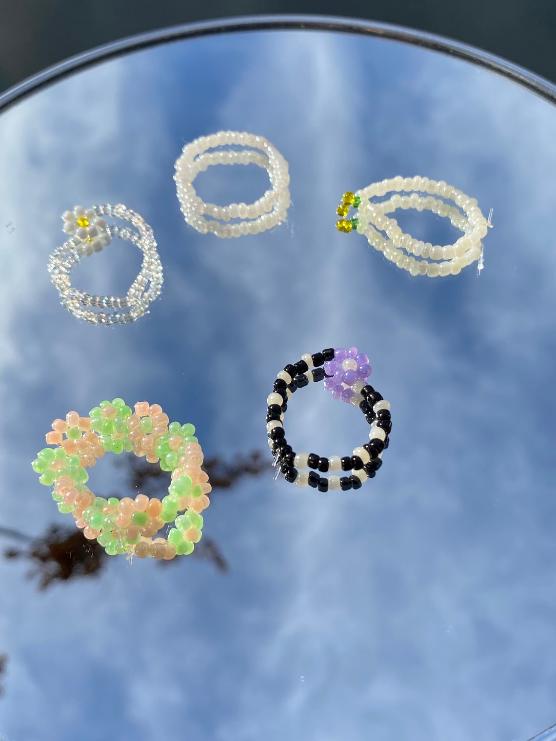 Seed Bead Rings Etsy