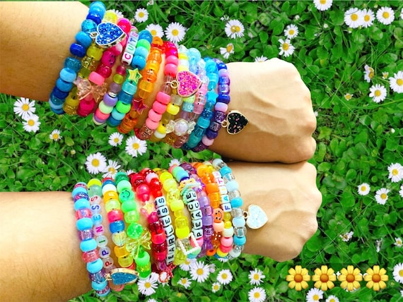 Custom Kandi Bracelets Custom Rave Bracelets Custom Swap Bracelets Custom Pony Bead Bracelet Custom BFF Bracelets Etsy