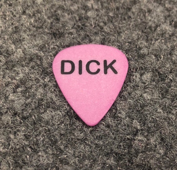 The Original Dick Pick Funny Guitar Pic Etsy