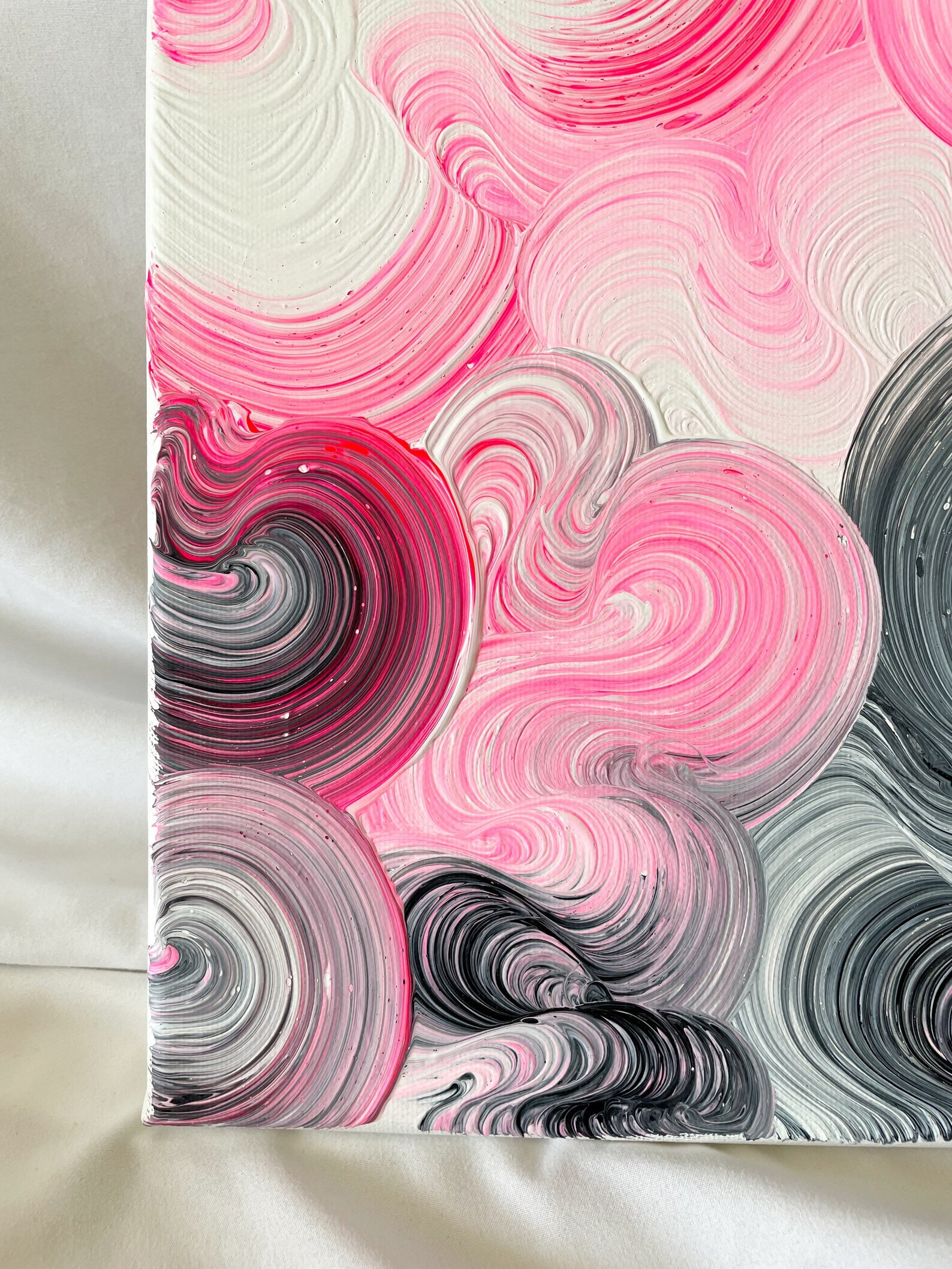 Luster Original Abstract Acrylic Painting Etsy