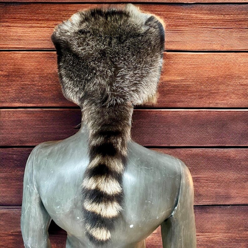 Coonskin Cap Sewing Pattern: Fur Trapper Hat, Adult & Kids (PDF ...