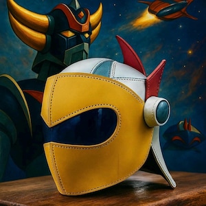 Leather Helmet Pattern – Duckfleed / Actarus Style – A4 PDF File