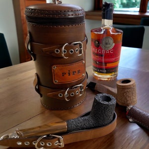 Leder-Pfeifenetui Muster - PDF-Datei für Tabak-Pfeife Beutel - A4 Fertig zum Drucken