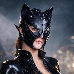 Molde para Máscara de Couro de Caçador do Crepúsculo: Cosplay DIY (Download em PDF A4/Carta EUA)