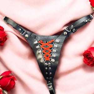 Patrón de tanga de cuero sexy en PDF SVG – Lencería ajustable – Ropa de baile para festivales de cosplay – Tamaño carta estadounidense – Plantilla de costura fácil de hacer