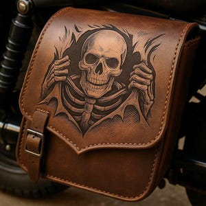 Lot de 18 motifs vectoriels tête de mort et spartiate - Gravure laser et outillage en cuir (SVG, PDF)