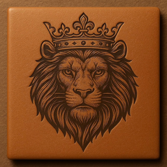 Lion SVG Pack: Royal Designs for Leather Carving (digital Download