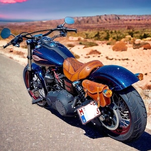 PDF de patrons de sacoches de moto - Modèles DIY de sac en cuir - Patron de couture de sacoche latérale - A4 - Téléchargement numérique