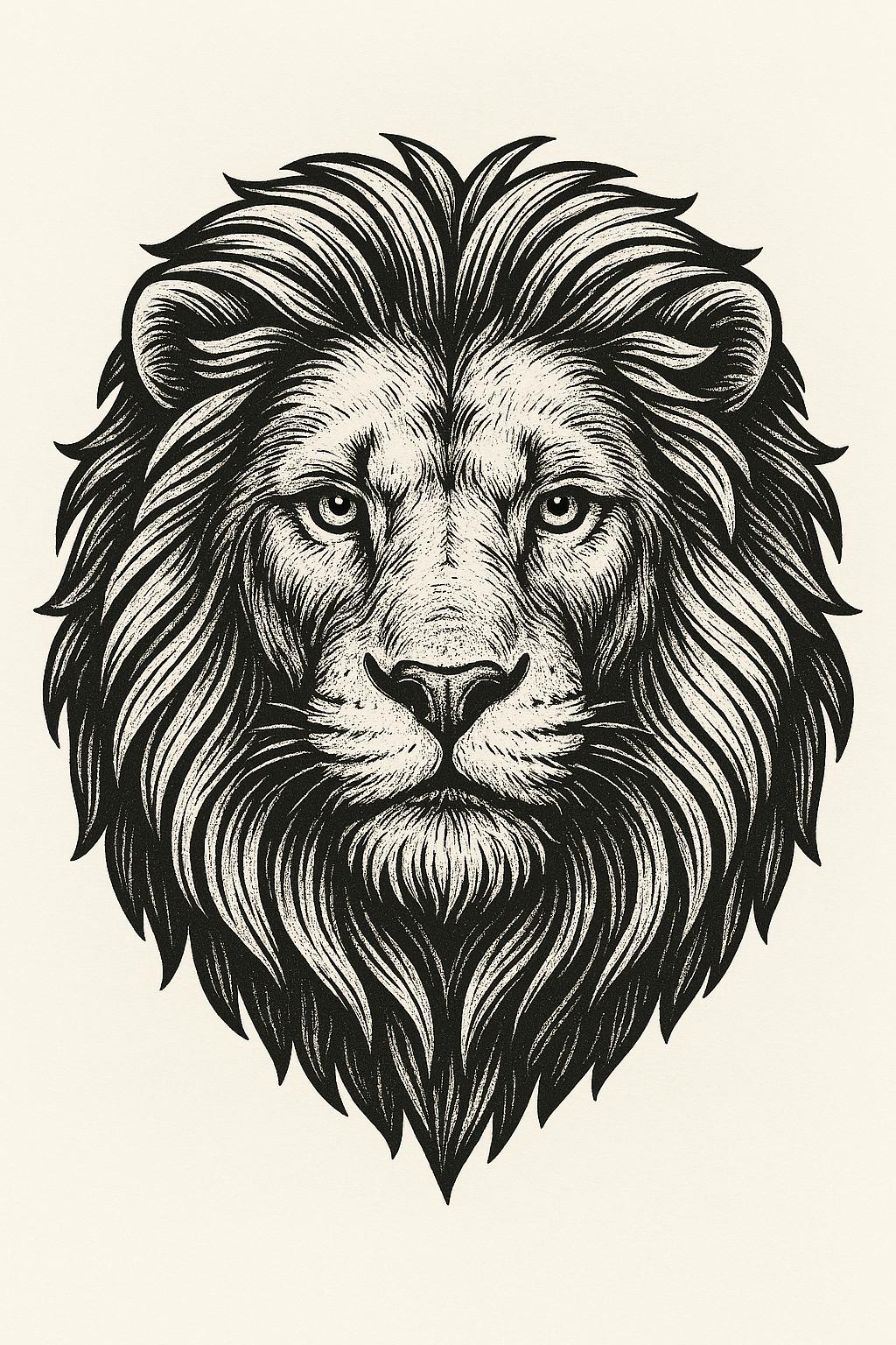 Lion SVG Pack: Royal Designs for Leather Carving (digital Download