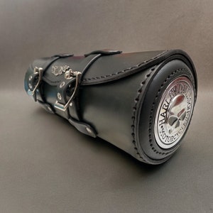 Modello PDF per borsa da forcella per moto / Rotolo portautensili in pelle fai da te / Modello per borsa da sella per moto personalizzata / Vestibilità universale / Download immediato