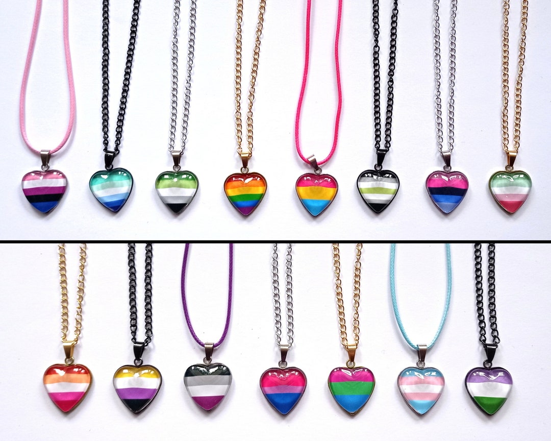 pride-flags-heart-lgbtq-stainless-steel-necklaces-jewelry-gold-rhodium