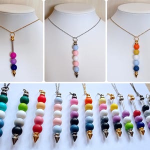 Pride Flags silicone beads necklace choker lesbian bisexual aroace transgender aromantic agender gay asexual genderfluid non-binary queer