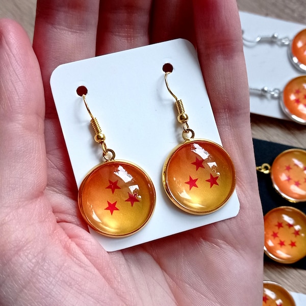 Dragonballs earrings ear studs bracelet jewelry