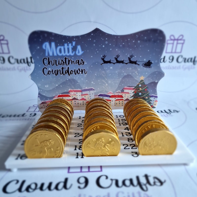 Coin Advent Calendar Etsy UK