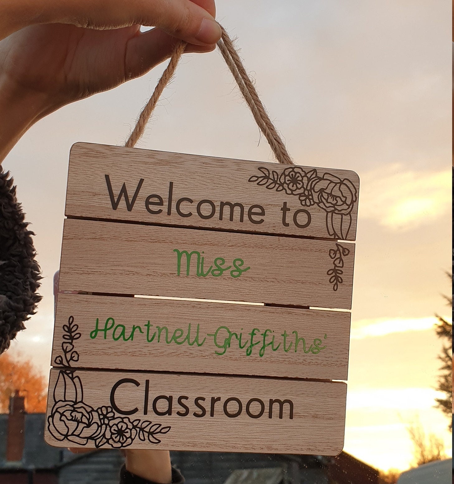 Classroom Door Name Plaque Classroom Sign Door Sign Etsy UK