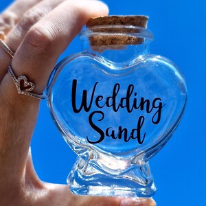 Sand Jar. Glass Jar for Sand. Holiday Keepsake. Honeymoon Keepsake. First Holiday Keepsake