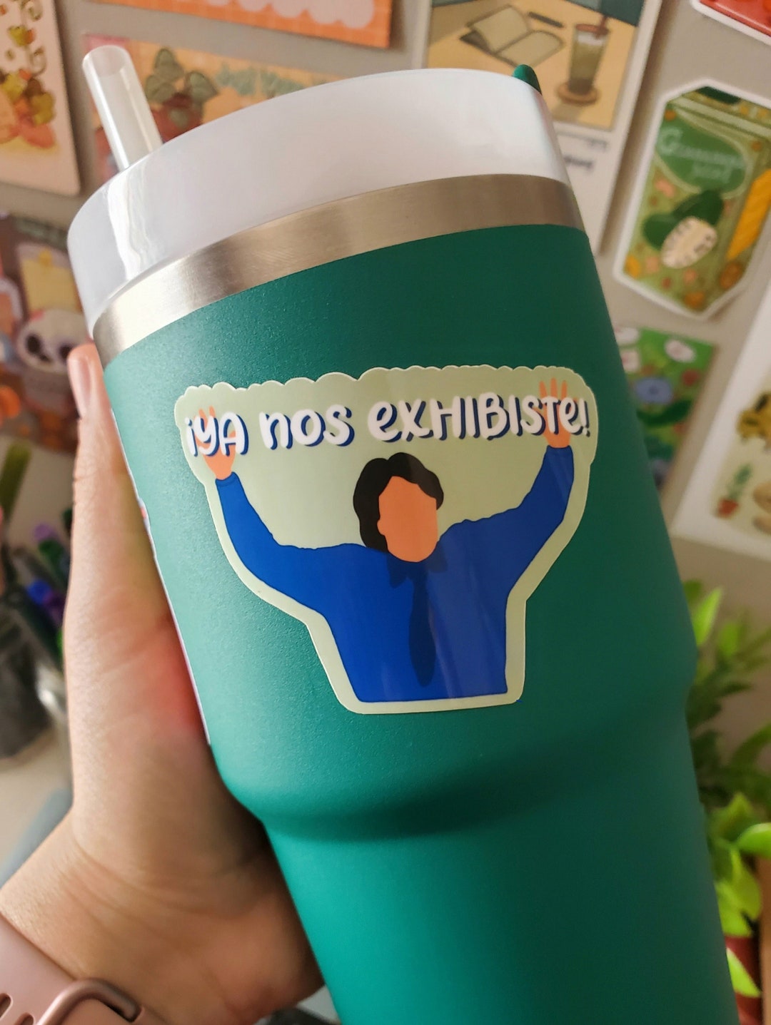 Ya Nos Exhibiste Sticker Familia P.luche Ludovico Meme computer Sticker Waterproof Etsy