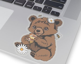 Cute Baby Honey Bear Sticker