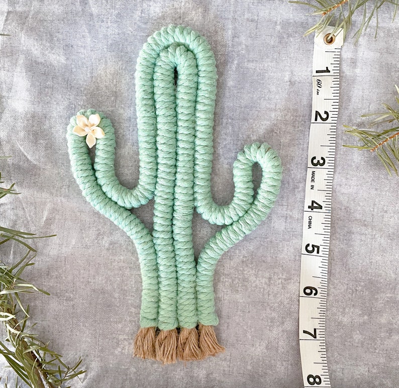 Cactus Wall Hanging Choose Your Color Etsy