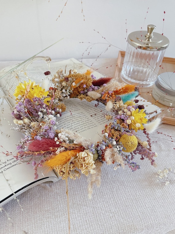 Mini cheap flower wreath