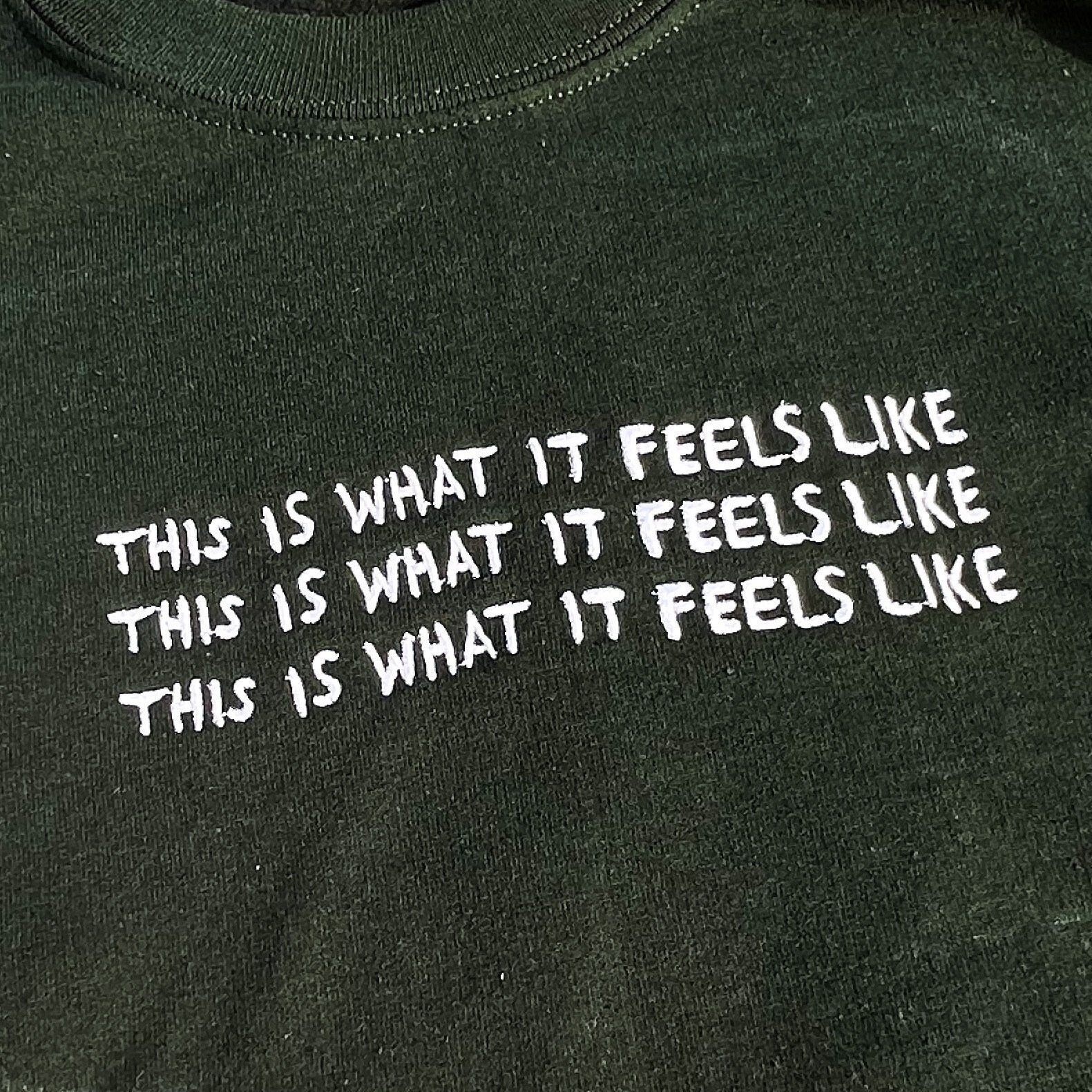 Gracie Abrams Crewneck This is What It Feels Like Merch - Etsy