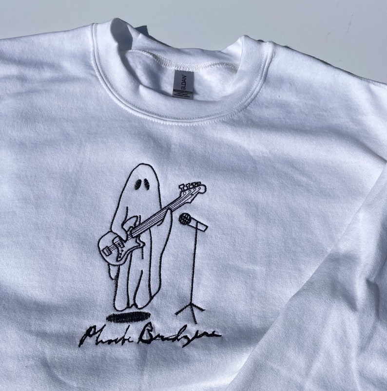 Phoebe Bridgers Sweatshirt | Stranger in the Alps Crewneck | Embroidered Sweatshirt 