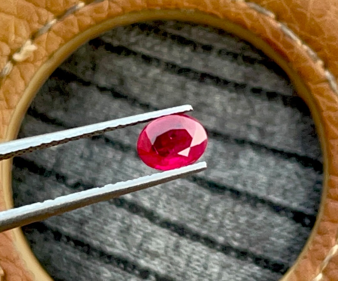 Natural Ruby Pigeon Blood Red RARE Quality With Certificate, 0.40cts ...