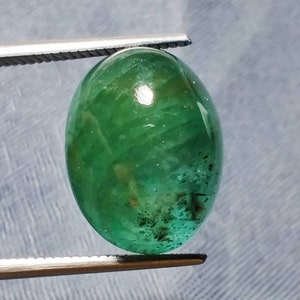 emerald cabochon oval shape Gemstone 100% Genuine stone Natural Zambian Emerald cabochon Loose emerald cabochon,Size 11×14mm 8.30cts