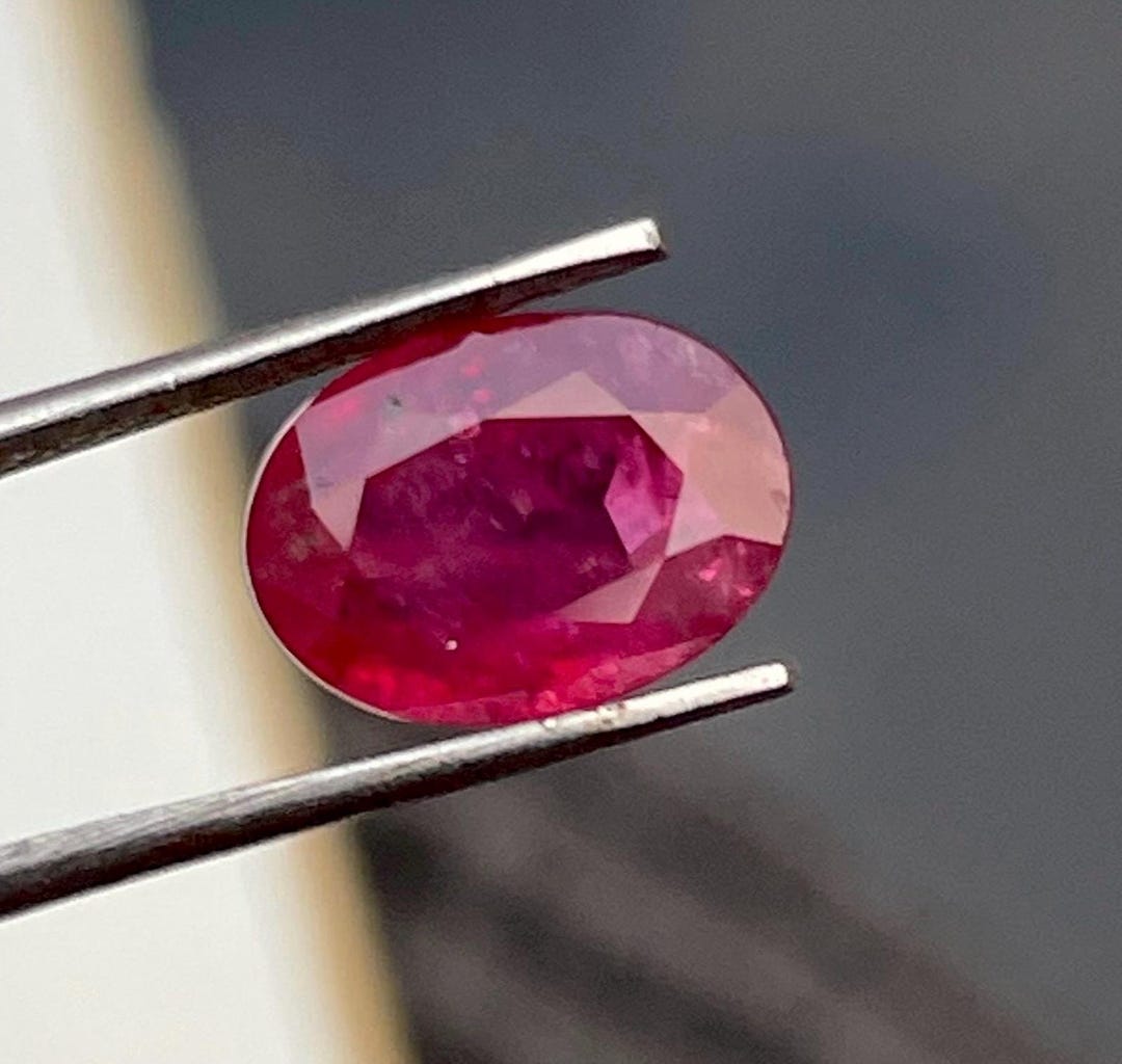 Natural Ruby Pigeon Blood Red RARE Quality With Certificate, ( 1.30cts ...