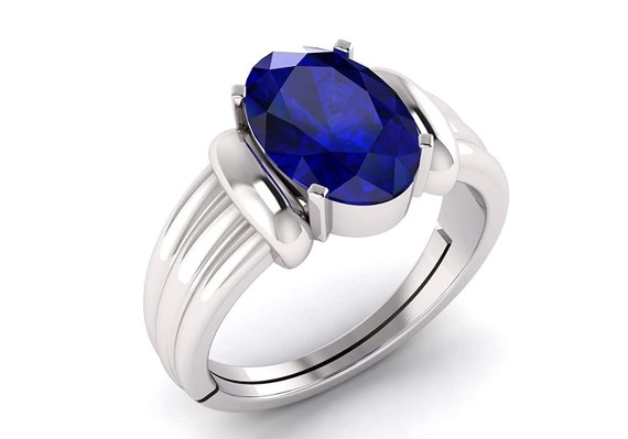 Blue Sapphire Gold Rings