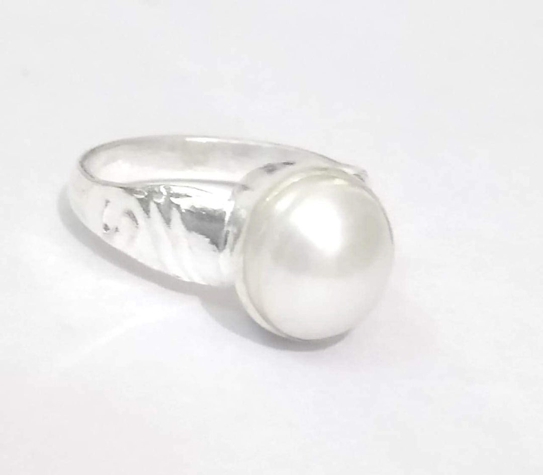 Certified Pearl moti4.00-11.00ct 92.5 Sterling Silver Unisex Astrology  Rashi Ratan Ring Statement Ring Purpose Ring Birthstone Gift Ring - Etsy