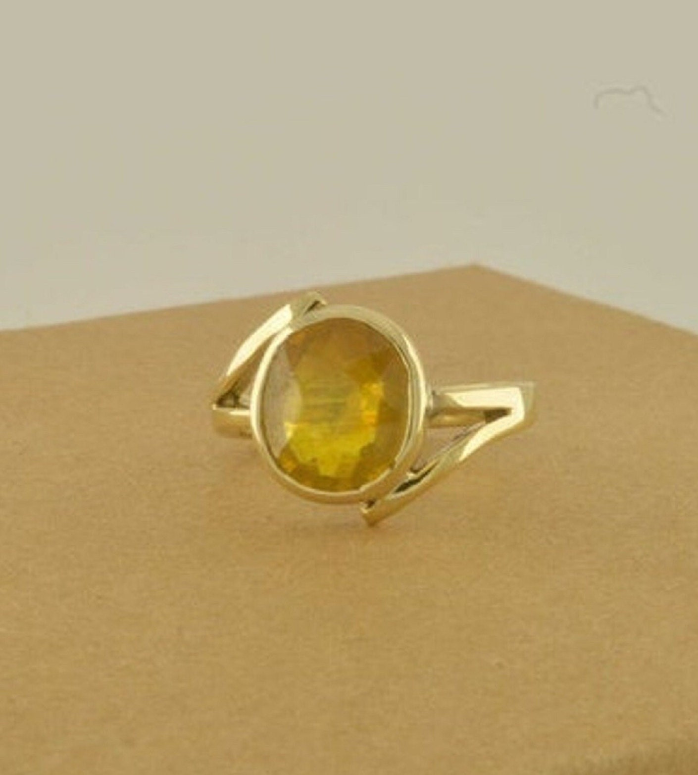 Yellow Sapphire ,natural Certified 4.00-11.00 Ct Yellow Sapphire Astrology  Ring,pukhraj Ring in Copper punchdhatu for Unisex by ABHAY GEMS - Etsy |  Rings for men, Yellow sapphire rings, Yellow sapphire