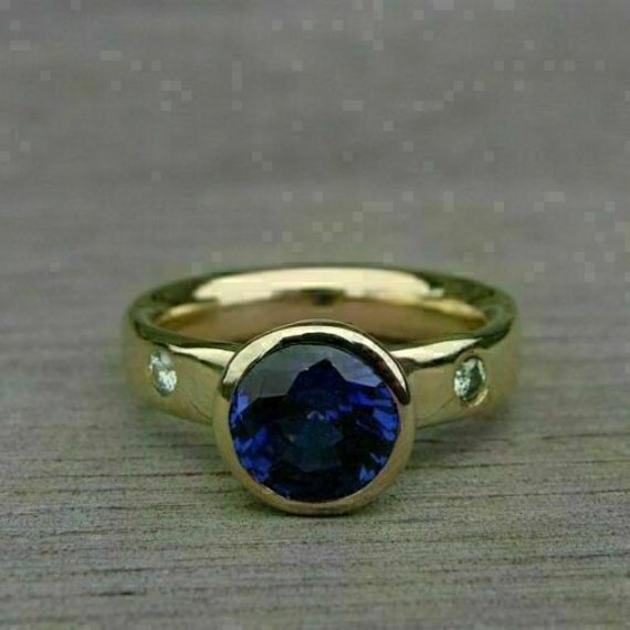 Handmade Sterling Silver Sapphire & Emerald Ring | US Size 10 – AlAliGems
