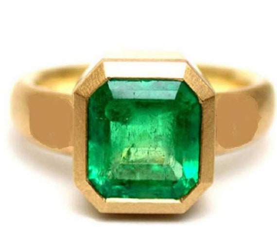 Raviour Lifestyle Emerald Panna 7.00 Ratti 100%Original Gemstone Asthdhatu  Ring - Raviour Lifestyle - 3614228