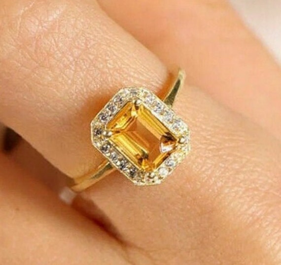 Oval Citrine and Yellow Sapphire Ring, 14K Yellow Gold | Gemstone Jewelry  Stores Long Island – Fortunoff Fine Jewelry