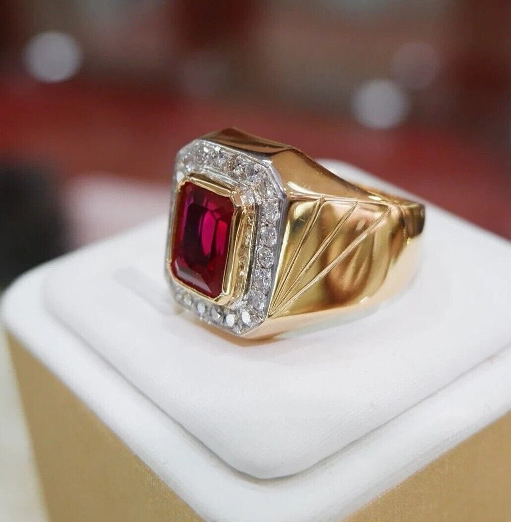 Men's january birthstone best sale rings