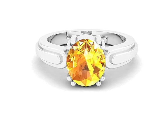 Zaffiro hot sale giallo anello