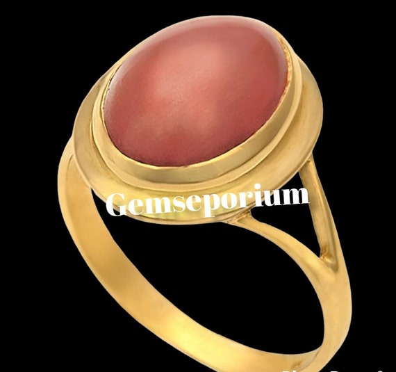 Moonga ring outlet in gold