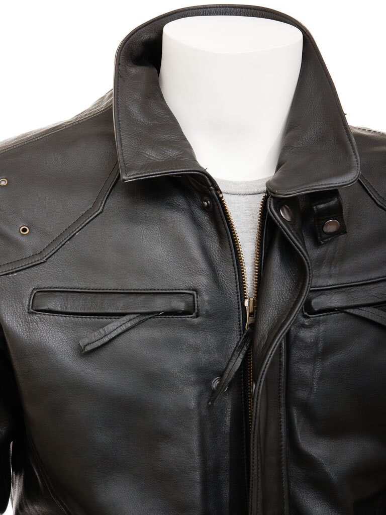 Leather Coat Men's Mens Handmade Blazer Leather Trench - Etsy