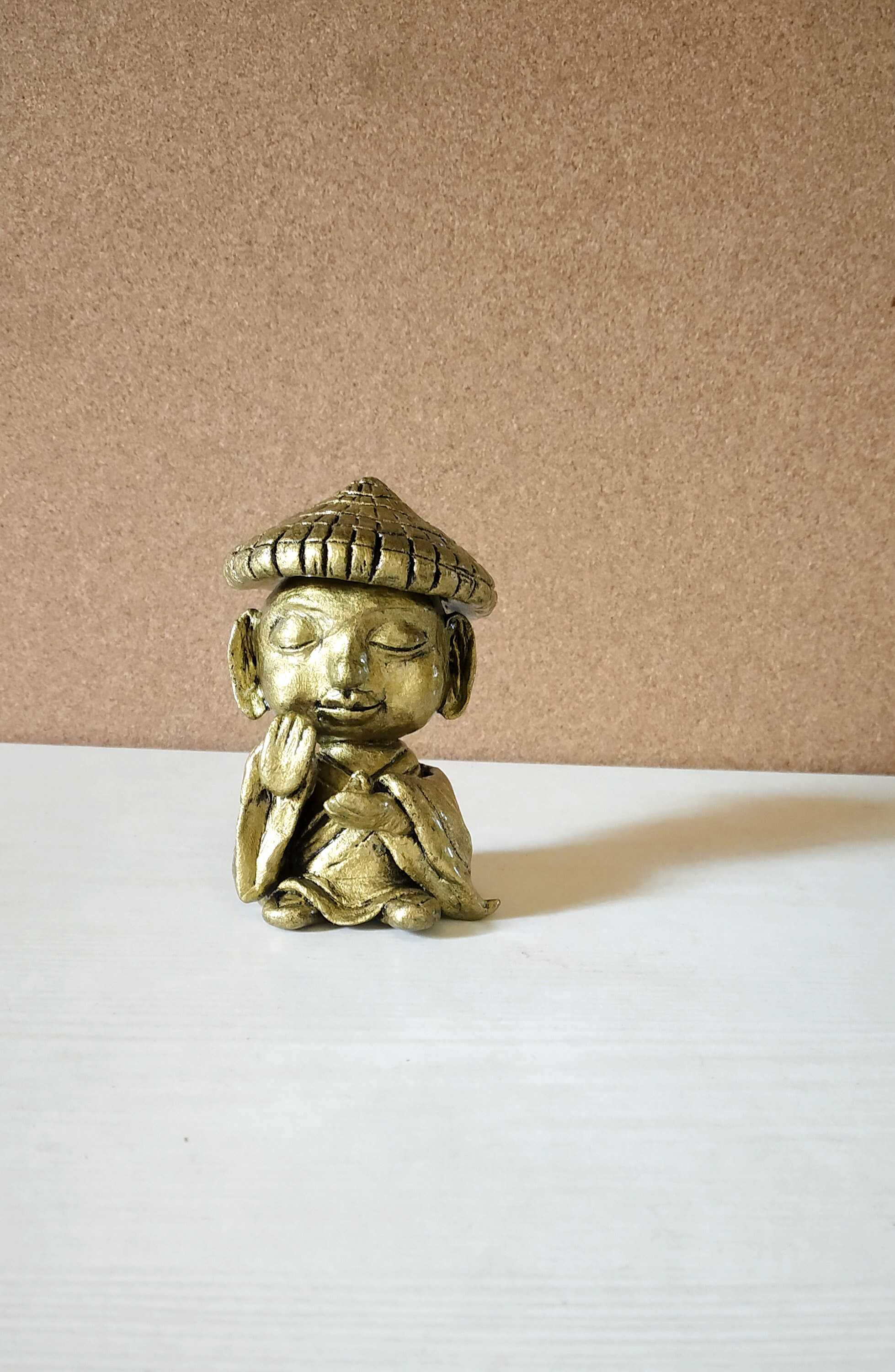 Little Monk Statue / Clay Monk / Home decor / Show piece Etsy